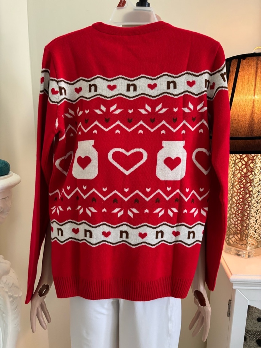 Nutella Red Heart Holiday Sweater - Picture 6 of 14
